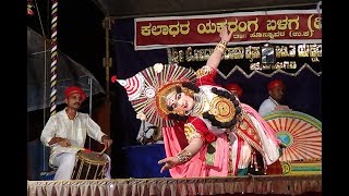 Yakshagana  Thenku Badagu  Madanakshi Tharavali  Veeramani Kalaga  8 [upl. by Duff]