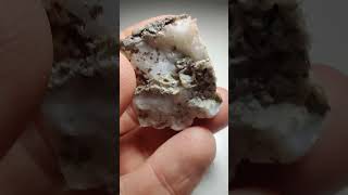 Scheelite Powellite on Quartz Arizona [upl. by Wall]