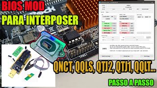 COMO FAZER BIOSMOD PARA INTERPOSER COM BIOS SOLDADA OU REMOVÍVEL COM GRAVADORA COM E SEM JACARÉ [upl. by Asilana161]