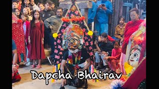 Dapcha Bhairav Naach Navadurga Jatra  Dapcha Tallohatiya Kavre [upl. by Akisey]