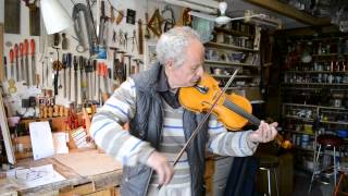 Roger Buckmaster plays his violin [upl. by Turley]