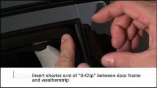 WeatherTech Side WINDOW DEFLECTORS Installation with Clips for Dodge Journey [upl. by Ettennek]