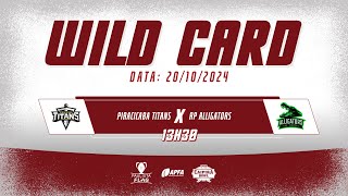 WILD CARD Piracicaba Titans vs RP Alligators Flag Football 8x8 [upl. by Mari]