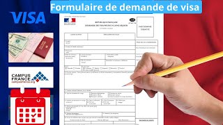 Comment remplir le formulaire de demande de visa sur Francevisa  Nouvelle méthode 2024 [upl. by Soelch]