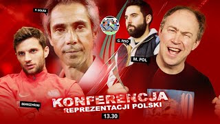 PAULO SOUSA I BARTOSZ BERESZYŃSKI PRZED MECZEM POLSKA  ROSJA  KONFERENCJA  STUDIO POL I FEIO [upl. by Naloj]