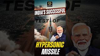 First Hypersonic Missile of India india shorts hypersonic missile [upl. by Munafo]