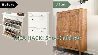 IKEA HACK with Pole Wrap  Transform a shoe cabinet with pole wrap [upl. by Einaffyt]