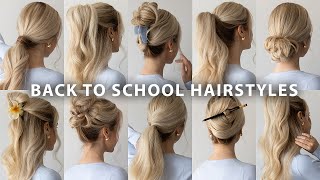 10 CUTE BACK TO SCHOOL HAIRSTYLES 2024 ❤️ [upl. by Iorio435]