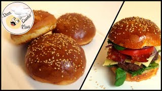 Hamburger  Teil 1 Das Brot Buns  Heißluftfritteuse Airfryer  Rezept [upl. by Annoyt]