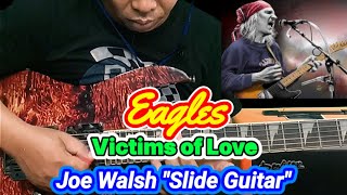 VICTIMS OF LOVE  Eagles quotSlide Guitarquot Tutorial  Joe Walsh Part 2 [upl. by Sussman]