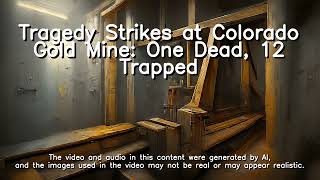 Tragedy Strikes at Colorado Gold Mine One Dead 12 Trapped [upl. by Mora584]