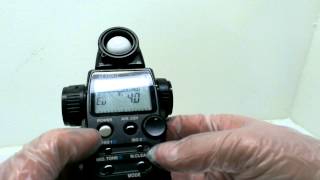 Sekonic L758DR Light Meter [upl. by Aibos]