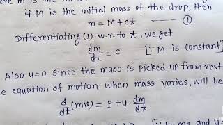 MOTION OF PARTICLES OF VARYING MASS [upl. by Vladamar]