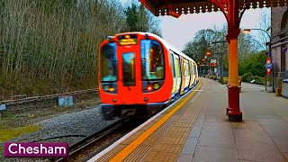 Chesham  Metropolitan line  London Underground  S8 Stock [upl. by Elgna884]