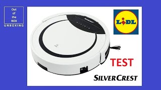 SilverCrest Robot Vacuum Cleaner SSR 3000 A1 REVIEW TEST Lidl HEPA 20W 03L 05kPa [upl. by Najib]