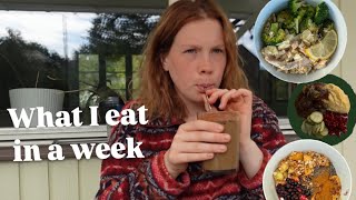 WHAT I EAT IN A WEEK  healthy high protein life as an au pair goto coffee recipe [upl. by Schmeltzer]