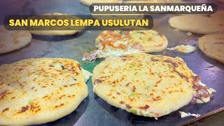 Pupuseria LA SANMARQUEÑA la mejor Pupuseria de San Marcos Lema Jiquilisco Usulutan 🫓🇸🇻 [upl. by Ahsuoj]