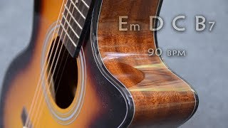 Acoustic Guitar Backing Track Ballad in E Minor Jam [upl. by Yance834]