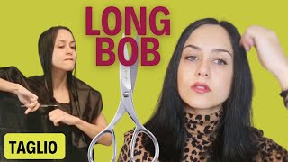 Come tagliarsi i capelli da soleCASCHETTO LUNGO long Bob [upl. by Burch706]