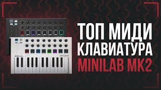 ТОП MIDIКЛАВИАТУРА ДЛЯ НОВИЧКА  ОБЗОР ARTURIA MINILAB MK2 [upl. by Hurst]