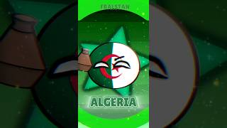 Morocco vs Algeria countryballs shorts [upl. by Eatnad]