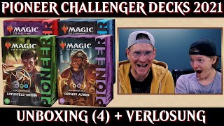 MTG Unboxing Pioneer Challenger Decks 2021  Lotus Field Combo  Magic the Gathering deutsch Trader [upl. by Vacla]