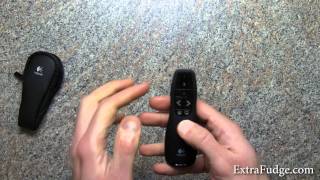 Logitech Wireless Presenter R400 with Red Laser Pointer review [upl. by Odelinda]