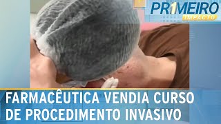 Peeling de fenol farmacêutica que vendia curso deve ser investigada  Primeiro Impacto 110624 [upl. by Tnias]