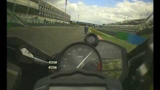 Part 1 Sprint Race Magny Cours 06072009  Onboard R1 2009 [upl. by Hank]