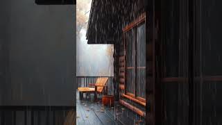 Rainy day reflections from the cabin rain asmrsounds sleep relax selfcare nature meditation [upl. by Pero5]