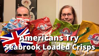 Americans Try Seabrook Loaded Curly Fries and Crinkles [upl. by Dirgni]