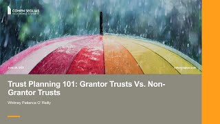 Trust Planning 101 Grantor Trusts [upl. by Calisa]