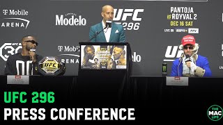 UFC 296 Press Conference Leon Edwards vs Colby Covington Full [upl. by Onitsuj]