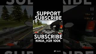 NINJA H2R TRACK RACE RACE viralshorts youtubeshorts tanding NINJAH2R100K [upl. by Ahcurb]