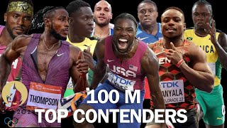 Who Will Win the Mens 100 Meters at Paris 2024 [upl. by Aihsaei]