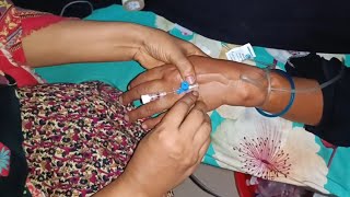 Cannula amp Saline Push Normal Saline Push Full Process Video 24 Ep 28 By Injection Media [upl. by Paderna]