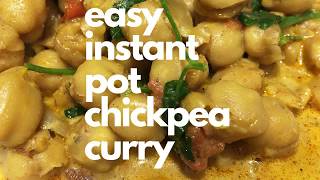 Instant Pot Chickpea Curry Dump And Start Vegetarian Chana Masala [upl. by Jeramie]