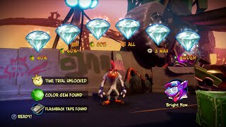 Crash Bandicoot 4  106 Walkthrough Part 6 Hit The Road All Gems Perfect Relic [upl. by Brander]