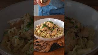 Creamy Honey Mustard Chicken Pasta Recipe [upl. by Maury]