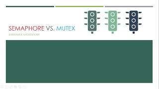 Semaphore Vs Mutex  A Clear Understanding [upl. by Sheena]