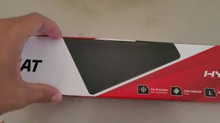 Unboxing MOUSE PAD HyperX Pulsefire Mat  4K60 [upl. by Mis]