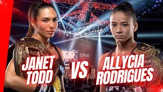 Allycia Hellen Rodrigues vs Janet Todd My live reaction [upl. by Enomahs]