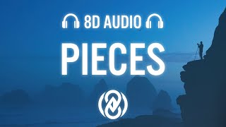 AVAION  Pieces Lyrics  8D Audio 🎧 [upl. by Delanos361]