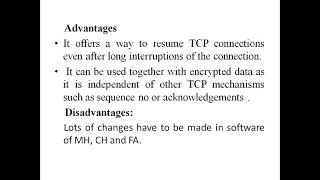 TransmissionTimeout freezing Selective Retransmission Transaction oriented TCPMobile Computing [upl. by Acined101]