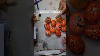 Pumpkins on Pysanky shorts pysanky pumpkjn [upl. by Lizzy]