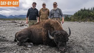 BISON DOWN  Alaska Bison Float Hunt Ep3 [upl. by Anatolio68]