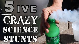 5 Crazy Science Stunts You Cant Try At School [upl. by Allemaj705]