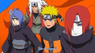 Sasuke  Naruto y Equipo Jiraiya Vs Sasori  Itachi salva a Sasuke  Naruto Shippuden  Sub Español [upl. by Gnohc]