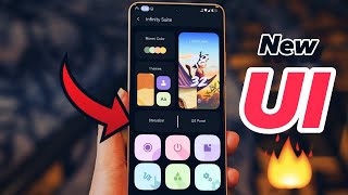 Finally New UI in a CUSTOM ROM 😍 ft Project Infinity X [upl. by Attinahs]