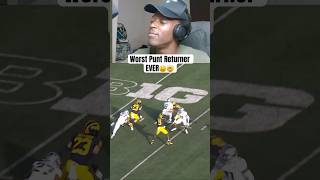 Punt Returner 🗑️ explore collegefootball oregonfootball michiganfootball fumble lilbrosyrus [upl. by Lynnett590]